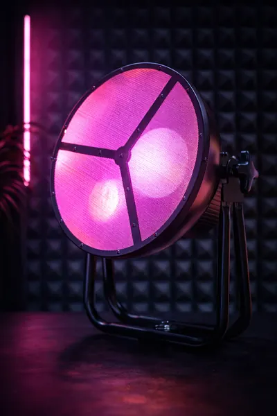 Stairville Vintage Bowl sfeerlamp met roze licht